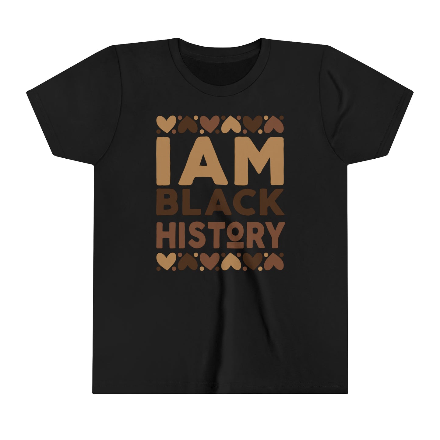 I Am Black History Youth Tee (Brown/Golden brown)