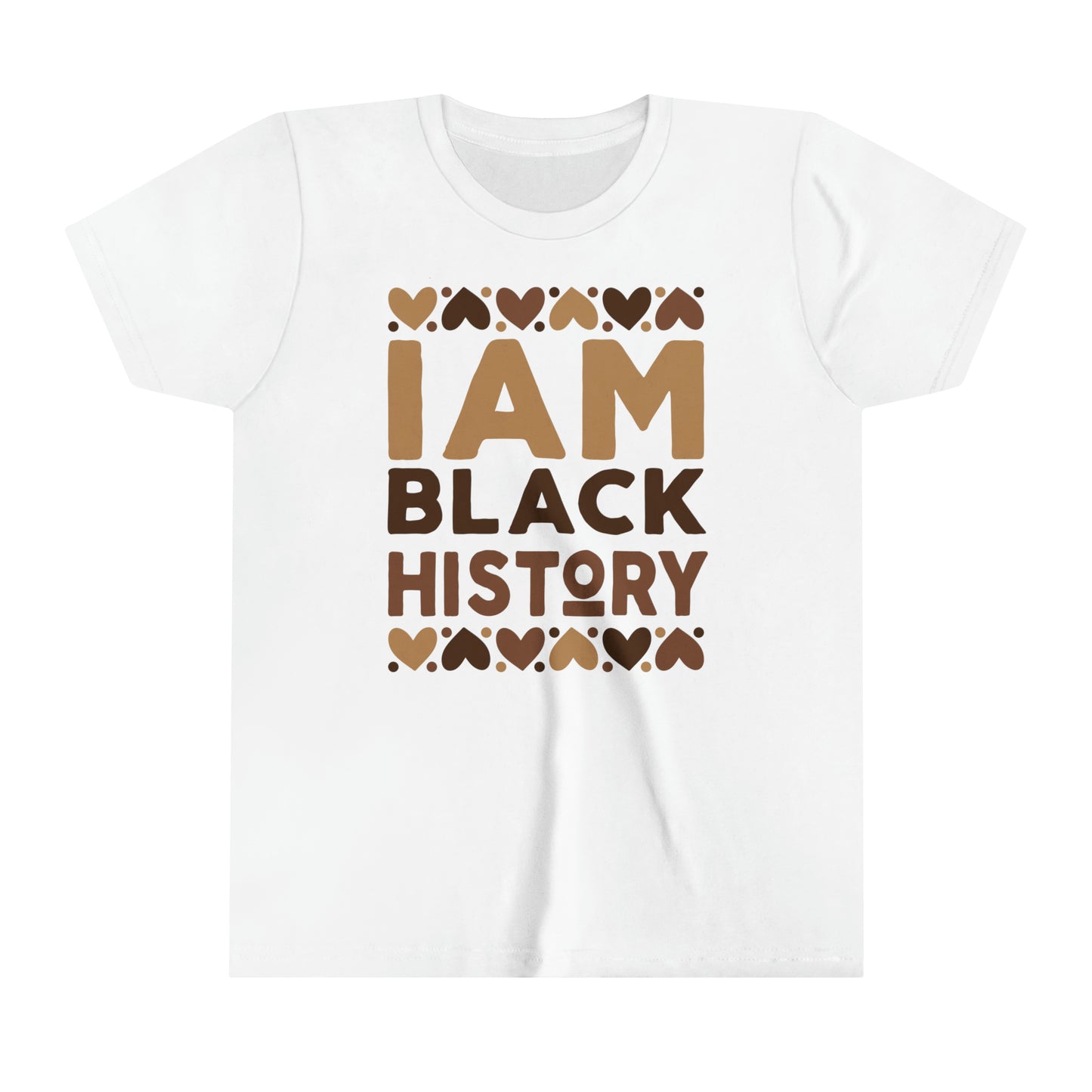 I Am Black History Youth Tee (Brown/Golden brown)