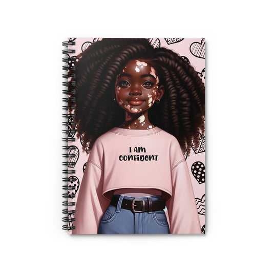 Melanin Magic: Affirmation Notebook for Melanated Girls (I Am Confident/pink)