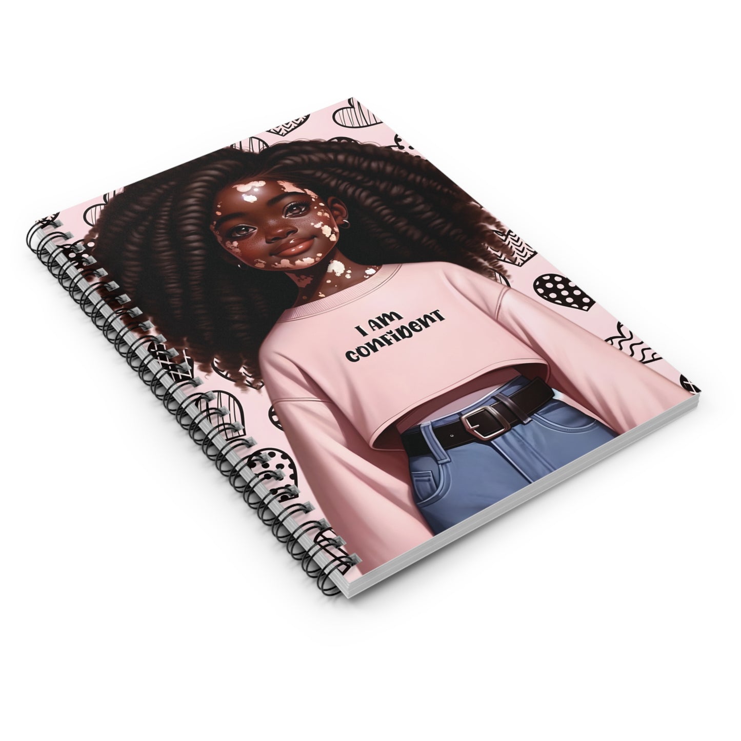 Melanin Magic: Affirmation Notebook for Melanated Girls (I Am Confident/pink)