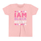 I Am Black History Youth Tee (pink/purple/white)