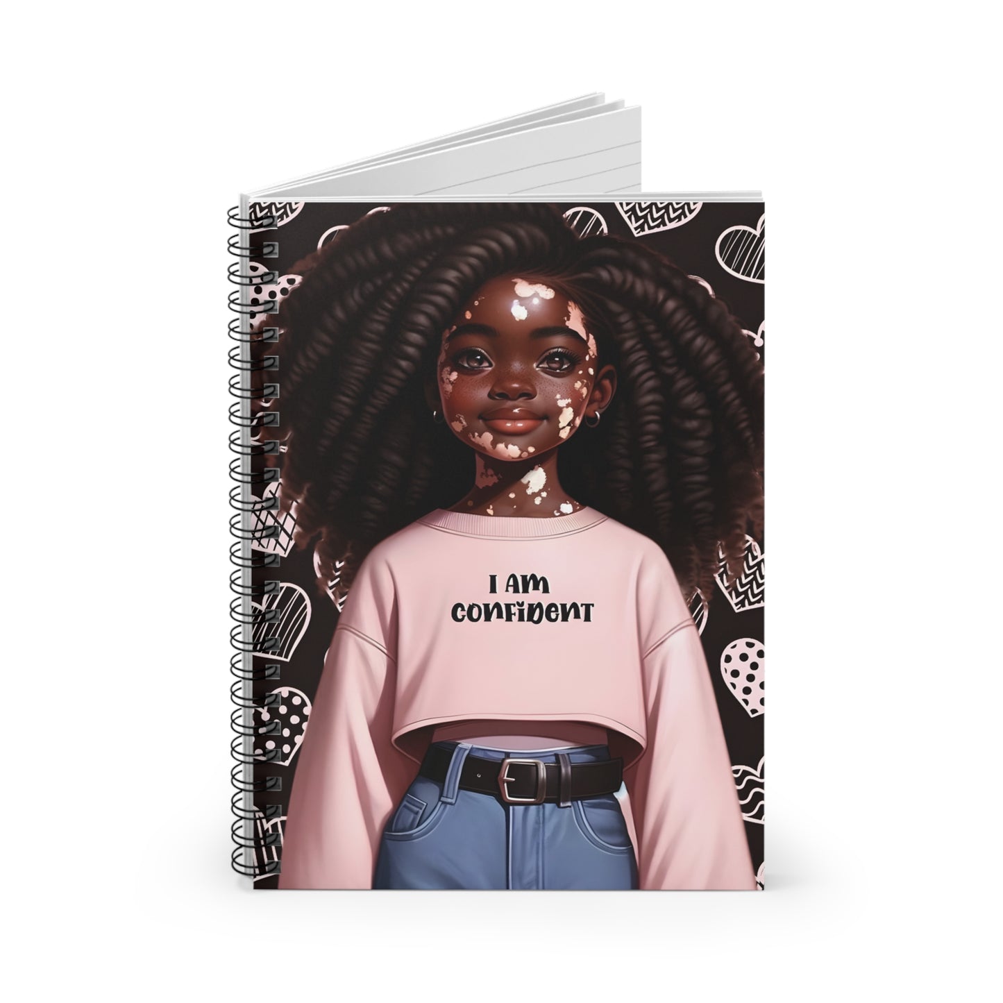 Melanin Magic: Affirmation Notebook for Melanated Girls (I Am Confident/brown)