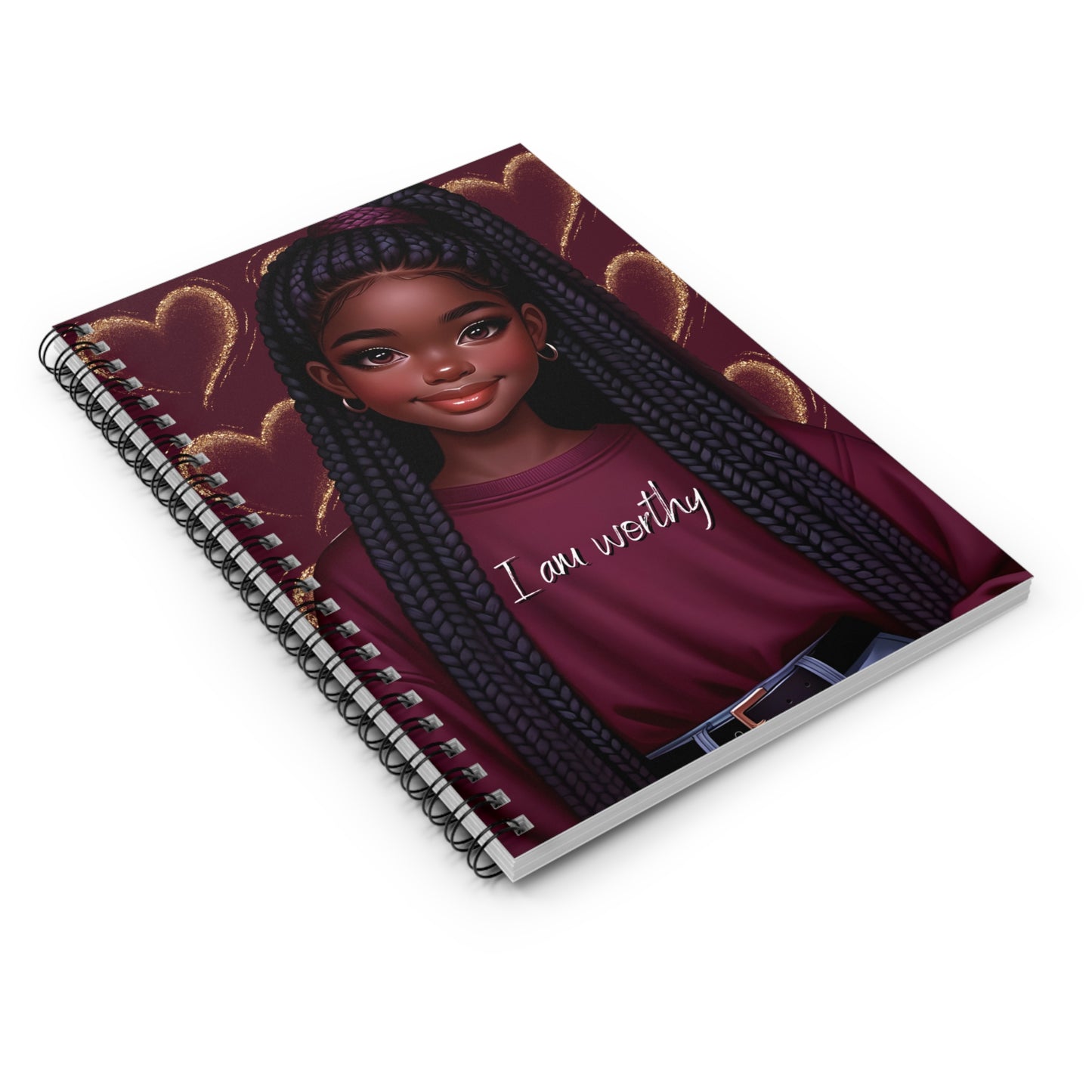 Melanin Magic: Affirmation Notebook for Melanated Girls (I Am Worthy)