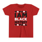 I Am Black History Youth Tee (Black/white)