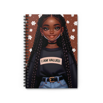 Melanin Magic: Affirmation Notebook for Melanated Girls (I Am Valued)