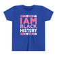 I Am Black History Youth Tee (pink/purple/white)