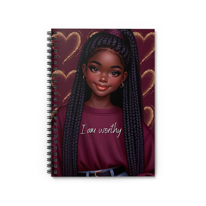 Melanin Magic: Affirmation Notebook for Melanated Girls (I Am Worthy)